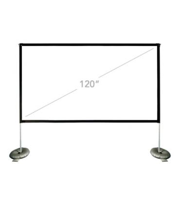 iggual Pantalla exterior portable 120" 265x149 cm - Imagen 1