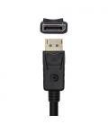 AISENS Cable Conversor DisplayPort A HDMI, DP/M-HDMI/M, Negro, 1.0m - Imagen 2