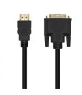 AISENS Cable DVI A HDMI, DVI 18+1/M-HDMI A/M, Negro, 3.0m - Imagen 1