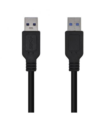 AISENS Cable USB 3.0, Tipo A/M-A/M, Negro, 1.0m - Imagen 1