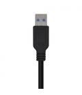 AISENS Cable USB 3.0, Tipo A/M-A/M, Negro, 1.0m - Imagen 3