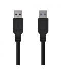 AISENS Cable USB 3.0, Tipo A/M-A/M, Negro, 2.0m - Imagen 1