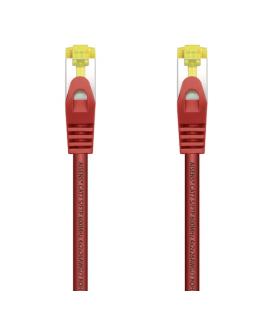 AISENS Cable De Red Latiguillo RJ45 LSZH Cat.7 600 MHz S/FTP PIMF AWG26, Rojo, 25 cm - Imagen 1