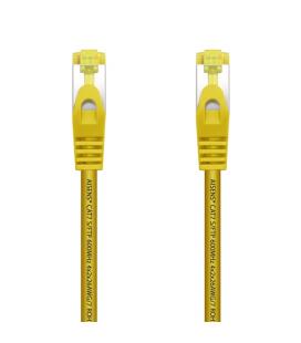 AISENS Cable De Red Latiguillo RJ45 LSZH Cat.7 600 MHz S/FTP PIMF AWG26, Amarillo, 25 cm - Imagen 1