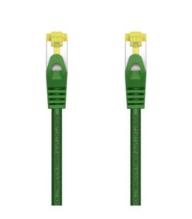 AISENS Cable De Red Latiguillo RJ45 LSZH Cat.7 600 MHz S/FTP PIMF AWG26, Verde, 25 cm - Imagen 1