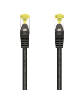 AISENS Cable De Red Latiguillo RJ45 LSZH Cat.7 600 MHz S/FTP PIMF AWG26, Negro, 25 cm - Imagen 1