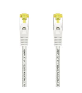 AISENS Cable De Red Latiguillo RJ45 LSZH Cat.7 600 MHz S/FTP PIMF AWG26, Blanco, 25 cm - Imagen 1