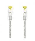 AISENS Cable De Red Latiguillo RJ45 LSZH Cat.7 600 MHz S/FTP PIMF AWG26, Blanco, 0.5 m - Imagen 1