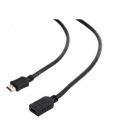 CABLE HDMI GEMBIRD EXTENSION MACHO HEMBRA V2.0 ALTA VELOCIDAD CON ETHERNET 0,5M - Imagen 1