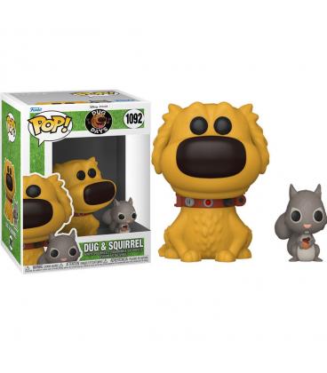 Funko pop disney up dug days dug & ardilla 57384 - Imagen 1