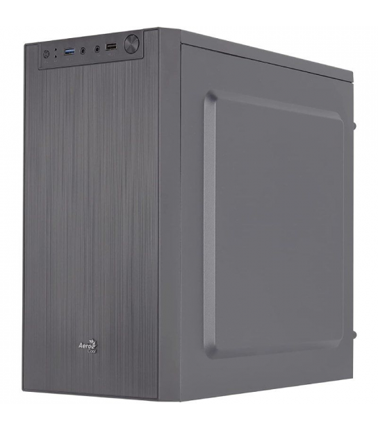 Aerocool - CS108BKV1 Caja PC Compacta Micro ATX Aluminio Pulido