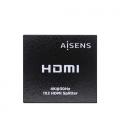 AISENS HDMI Duplicador 4k@30Hz 1x2 Con Alimentación, Negro - Imagen 1