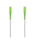 AISENS Cable Fibra Óptica Latiguillo G657A2 3.0 9/125 SMF Simplex CPR DCA LSZH, SC/APC-SC/APC, Blanco, 1.0 m - Imagen 1