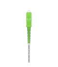 AISENS Cable Fibra Óptica Latiguillo G657A2 3.0 9/125 SMF Simplex CPR DCA LSZH, SC/APC-SC/APC, Blanco, 1.0 m - Imagen 2