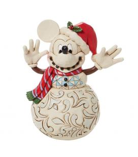 Figura enesco disney muñeco de nieve mickey navideño - Imagen 1