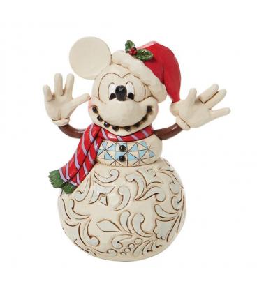 Figura enesco disney muñeco de nieve mickey navideño - Imagen 1