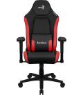 Aerocool CROWNBR Rojo, Silla Gaming Ergonómica, Cojines Ajustables, Cuero Sintético Premium - Imagen 2