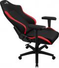 Aerocool CROWNBR Rojo, Silla Gaming Ergonómica, Cojines Ajustables, Cuero Sintético Premium - Imagen 4