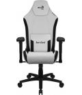 Aerocool CROWNMOONSW Blanco, Silla Gaming Ergonómica, Cojines Ajustables, Cuero Sintético Premium - Imagen 2