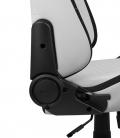 Aerocool CROWNMOONSW Blanco, Silla Gaming Ergonómica, Cojines Ajustables, Cuero Sintético Premium - Imagen 5