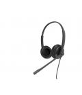 Yealink YHS34 DUAL auricular y casco Auriculares Alámbrico Diadema Oficina/Centro de llamadas Negro - Imagen 2