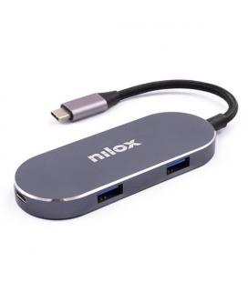 DOCKING STATION NILOX TIPO C A 3x USB 3.0 1x HDMI 1x TIPO C - Imagen 1