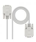 Nanocable 10.14.0502 cable de serie Beige 1,8 m DB9 - Imagen 3