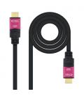 Nanocable 10.15.3720 cable HDMI 20 m HDMI tipo A (Estándar) Negro, Rosa - Imagen 3