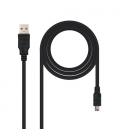 Nanocable CABLE USB 2.0, TIPO A/M-MINI USB 5PIN/M, 0.5 M - Imagen 2