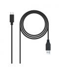 Nanocable Cable USB 3.1 Gen2 10Gbps 3A, tipo USB-C/M-A/M, negro, 1.5 m - Imagen 7