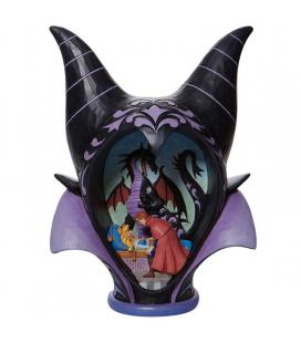 Figura enesco disney diorama la bella durmiente malefica style - Imagen 1