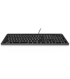 Ewent EW3269 teclado USB QWERTY Español Negro - Imagen 1