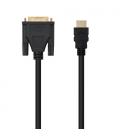 Nanocable HDMI - DVI, 3m HDMI tipo A (Estándar) Negro - Imagen 3