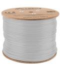 BOBINA CAT.6A LANBERG FTP RJ45 SOLIDO COBRE LSZH CPR FLUKE TESTE AWG24 305M GRIS - Imagen 1