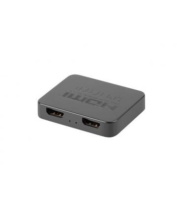 SPLITTER VIDEO LANBERG HDMI A 2 X HDMI 4K + MICRO USB NEGRO - Imagen 1