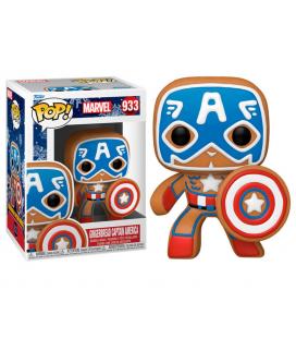 Funko pop marvel navidad galleta jengibre capitan america 50657 - Imagen 1