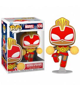 Funko pop marvel navidad galleta jengibre capitana marvel 50661 - Imagen 1