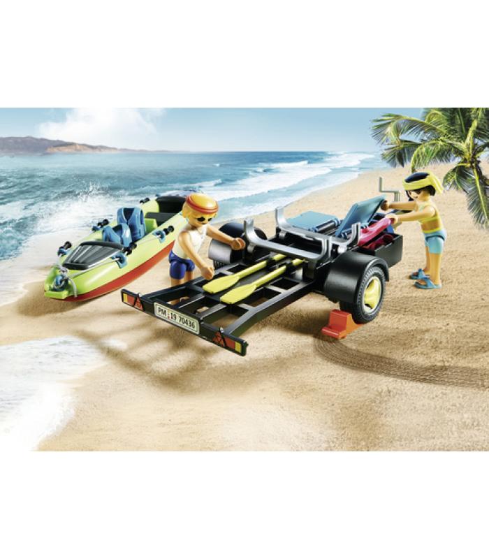 Playmobil 70436 Family Fun coche de playa con canoa - Juguetes Today