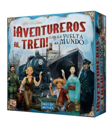 Juego de mesa ¡aventureros al tren! la vuelta al mundo pegi 8 - Imagen 1