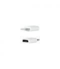 Adaptador Micro USB 2.0 Lightning Nanocable 10.10.4100/ Micro USB Hembra - Lightning Macho/ Blanco