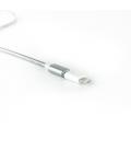 Adaptador Micro USB 2.0 Lightning Nanocable 10.10.4100/ Micro USB Hembra - Lightning Macho/ Blanco