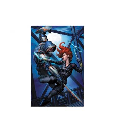 Puzzle lenticular prime 3d marvel black widow y taskmaster 200 piezas - Imagen 1