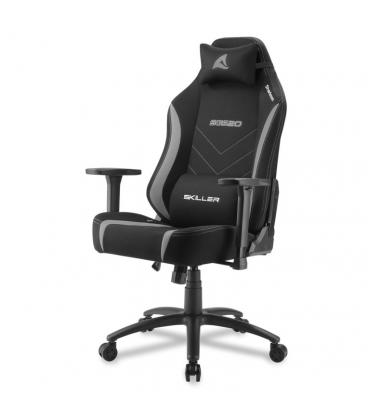 SILLA GAMING SHARKOON SGS20 FABRIC NEGRO/GRIS - Imagen 1