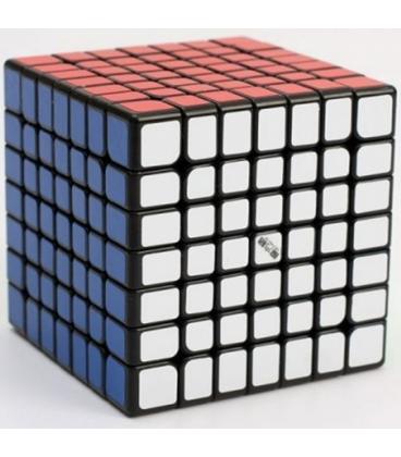 Cubo de rubik qiyi qixing w 7x7 negra - Imagen 1