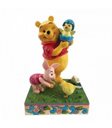 Figura enesco disney winnie the pooh winnie the pooh y piglet con pollitos - Imagen 1