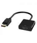 Ewent EC1455 adaptador de cable de vídeo 0,15 m DisplayPort HDMI Negro - Imagen 2