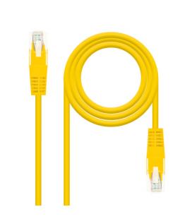 Nanocable Cable Red Latiguillo RJ45 CAT.6 UTP AWG24, Amarillo, 30 cm