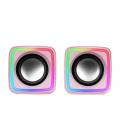 MARS GAMING Altavoces MSCUBE Premium 8W Pink