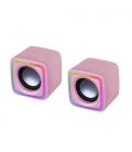 MARS GAMING Altavoces MSCUBE Premium 8W Pink