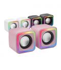 MARS GAMING Altavoces MSCUBE Premium 8W Pink